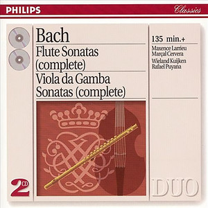 Maxence Larrieu - Johann Sebastian Bach: Sonata for Flute No.3 in A, BWV 1032 - Largo e dolce