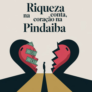 Riqueza na conta, coração na pindaíba
