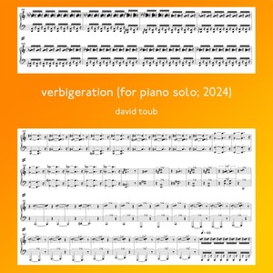 verbigeration (for piano)