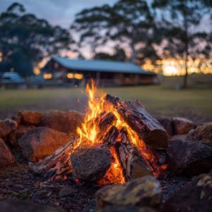 Outdoor Campfire in Australia