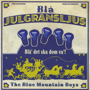 Blå Julgransljus