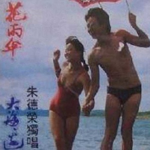 花雨伞 大海边