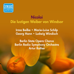 NICOLAI, O.: Lustigen Weiber von Windsor (Die) [Strienz, Hann, Rother] [1943]