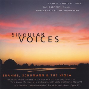 Brahms-Two Songs for contralto and piano with viola obligato, Op