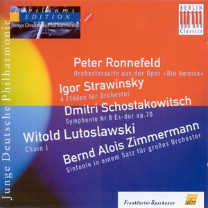 Orchestral Music - Ronnefeld / Shostacovich / Lutoslawski / Zimmermann (German Youth Philharmonic Ju