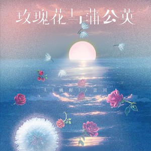 玫瑰花与蒲公英