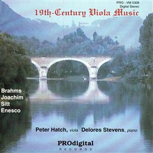 19Th Century Viola Music Of Brahms, Joachim, Sitt And Enesco