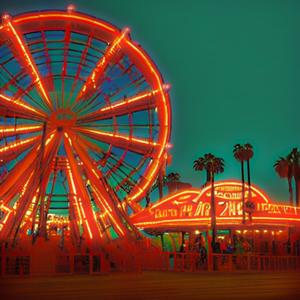 SANTA MONICA PIER!