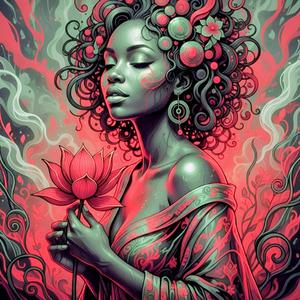 hearts in the sky, leaves falling from the trees