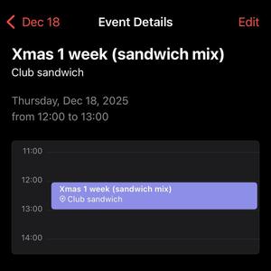 xmas 1 week pbnhnspc 2k25 (2st sandwich mix|lower component of the sandwich)