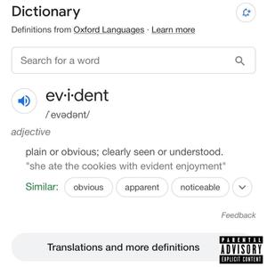 Evident! (Explicit)