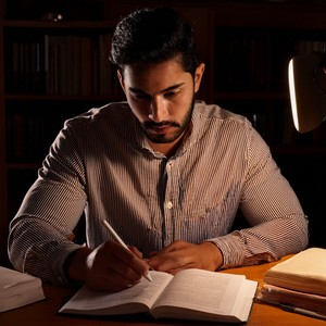 In the Quiet of the Study Room