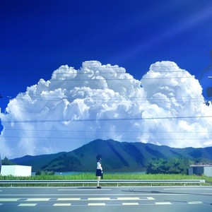 積乱雲を眺めて