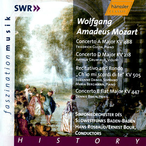 MOZART: Piano Concerto No. 23 / Violin Concerto No. 4 / Horn Concerto No. 3