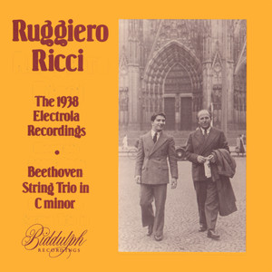 Ruggiero Ricci - The 1938 Electrola Recordings