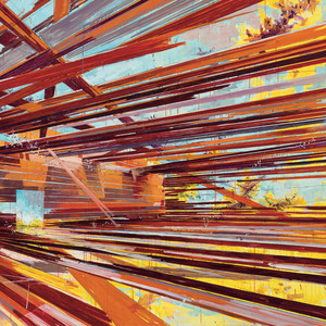 Thin curtain of drops