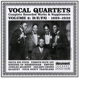Vocal Quartets Vol. 2 D/E/F/G (1929-1932)