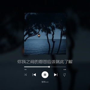 你我之间的恩怨应该就此了解