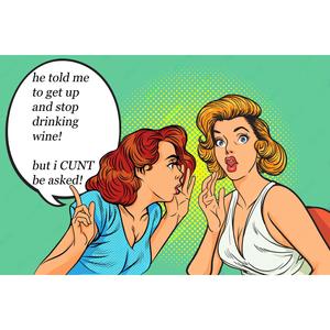 I cunt be asked! (Explicit)