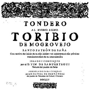 Tondero a Santo Toribio de Mogrovejo (feat. Daniel Hernández, Koko Reyes & Luis Guivar)