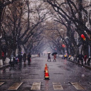 Snow on Beijing