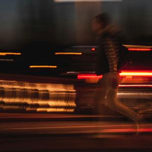 running around