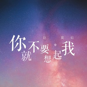 你就不要想起我
