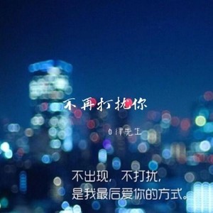 不再打扰你