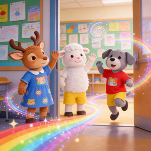 十二只小狐狸与星愿花-开心熊和快乐虎