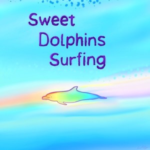 Sweet Dolphins Surfing