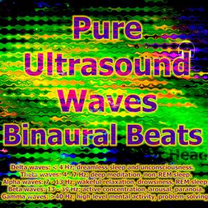 Pure Ultrasound Waves Binaural Beats