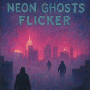 Neon ghosts flicker