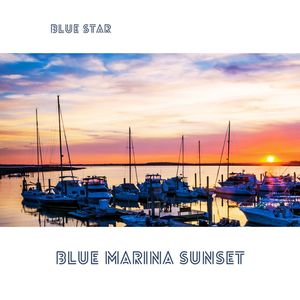 Blue Marina Sunset