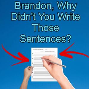 Brandon, Why Didn't You Write Those Sentences?