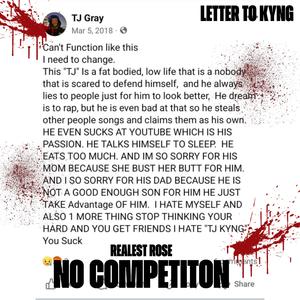 Letter to Kyng / No Competiton (Explicit)