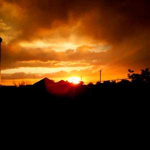 Оранжевый закат