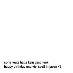 Happy Birthday (für Lenya & Elias)