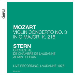 W.A. Mozart: Violin Concerto No.3 in G Major, K. 216 (Live Recording, Lausanne 1976)