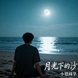 月光下的沙
