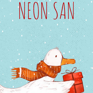Neon Santa