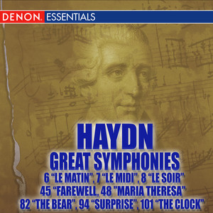 Haydn: Great Symphonies