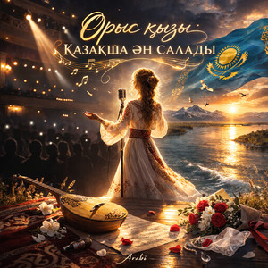 Орыс қызы қазақша ән салады