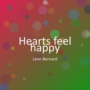 Hearts feel happy