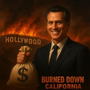 Gavin Newsom Burned Down California