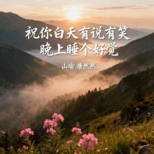 祝你白天有说有笑晚上睡个好觉