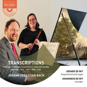 Bach: Transcriptions 5 Sonatas for Obbligato Harpsichord or Organ and Recorder