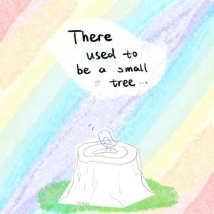 There used to be a small tree...