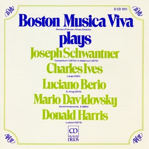 SCHWANTNER, J.: Consortium I / In aeternum / IVES, C.: Largo for Violin, Clarinet and Piano / DAVIDOVSKY, M.: Synchronisms No. 3 (Boston Musica Viva)