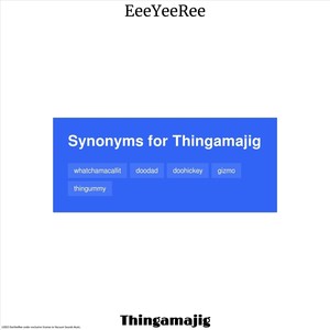 Thingamajig