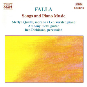 Falla: Songs and Piano Music